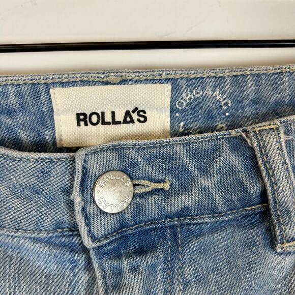 Rolla’s  Dusters Slim Bootcut Crop Organic Cotton Jeans Women’s Size 25 - Picture 4 of 10
